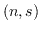 $(n,s)$