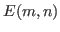 $E(m,n)$