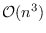 ${\cal O}(n^3)$