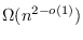 $\Omega(n^{2-o(1)})$