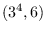 $(3^{4},6)$