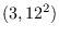 $(3,12^{2})$